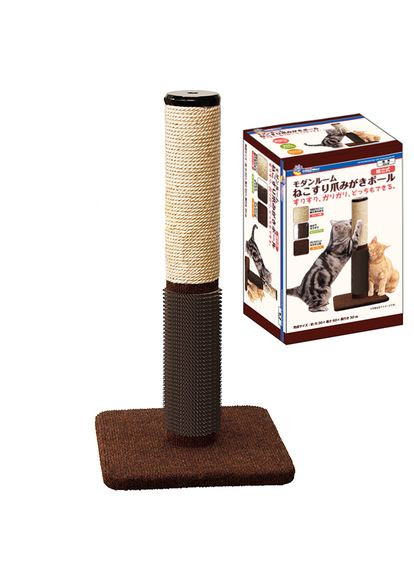Scratcher Massage Poll КЕТТИМЕН СТОЛПЧИК С МАССАЖНОЙ ЩЕТКОЙ когтеточка для кошек (4976555879254) CattyMan (342616812)