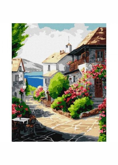 Картина за номерами "Місто біля моря" Ідейка (318527745)