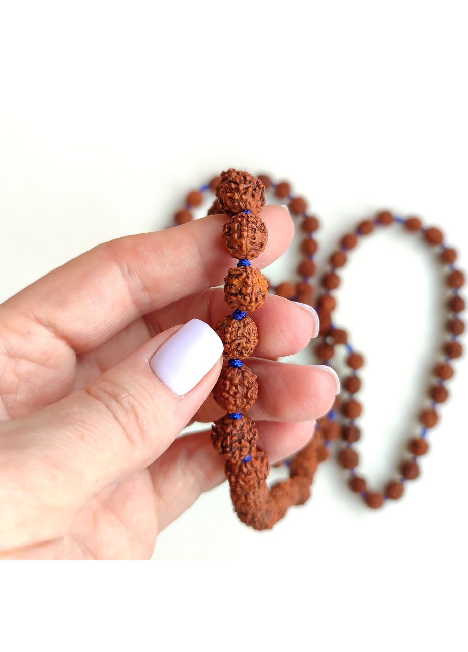 Четки из Рудракши с узлами d 10мм No Brand (346046086)