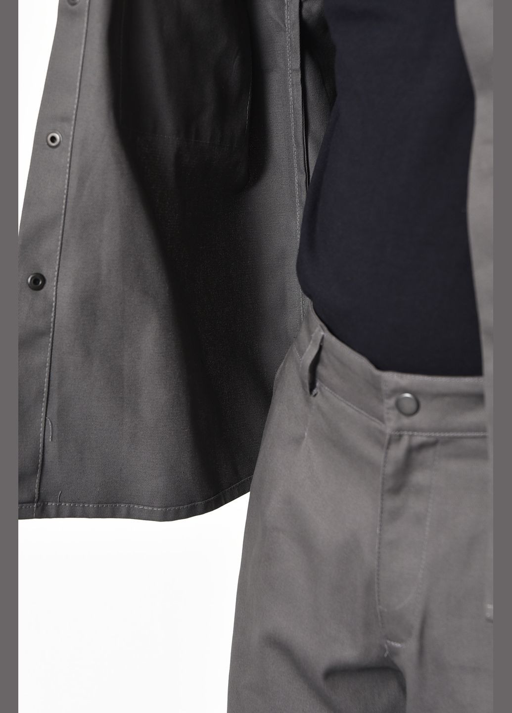 Сірий демісезонний костюм чоловічий сірого кольору брючний Let's Shop