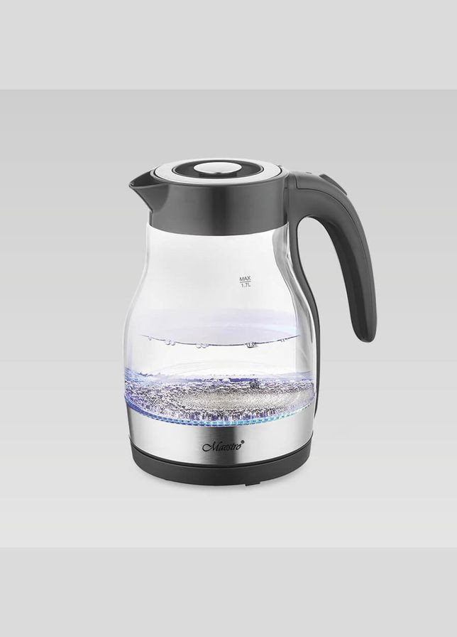 Електрочайник скляний 1.7 л (MR-061-BLACK) Maestro (328601497)