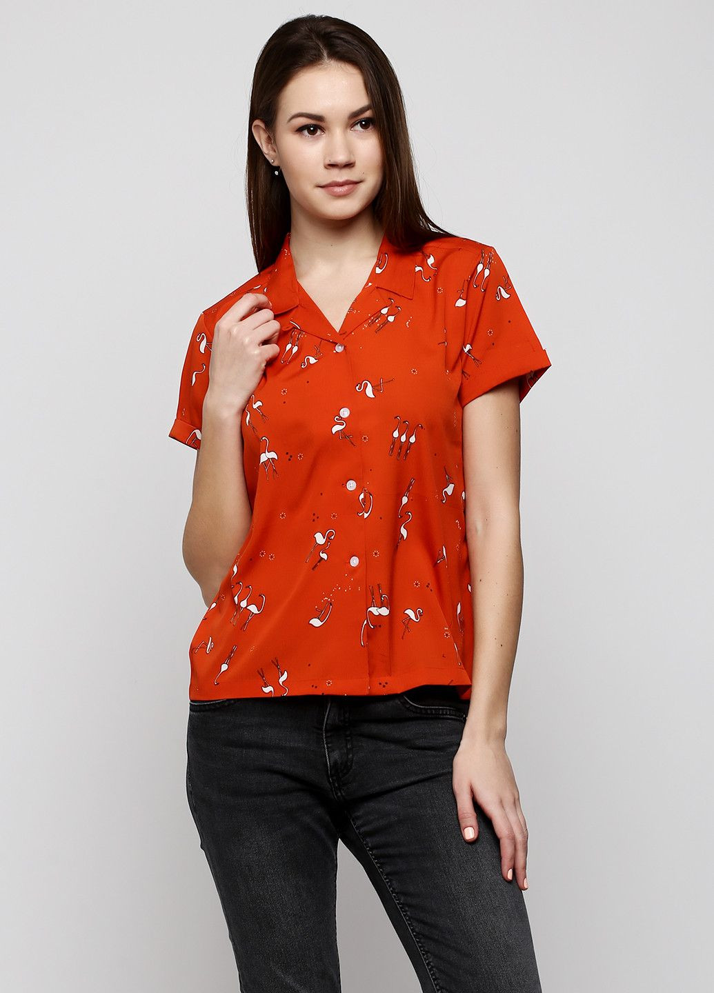 Теракотова блуза цегляний Element