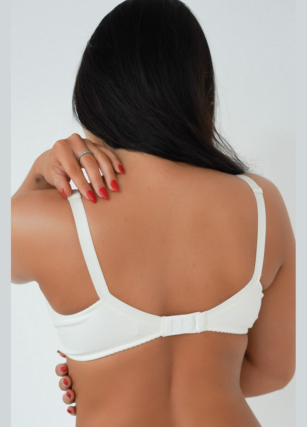 Молочный хлопковый бюстгальтер для кормления Мамин Дім без косточек хлопок, эластан