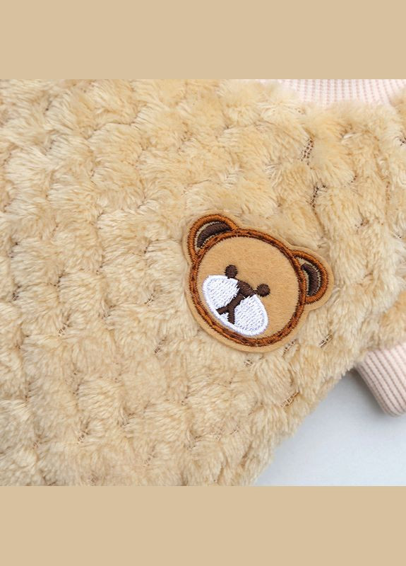 Вязаный махровый свитер для котов и кошек Pet Style "Мишка" Бежевый L No Brand - (323235712)