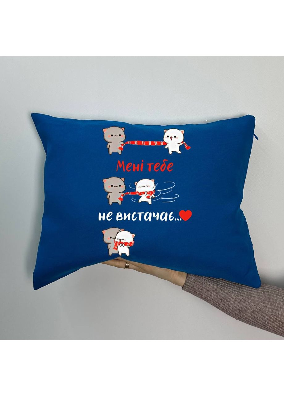 Подушка с принтом габардиновая Микки Маус/Минни Маус Любовь, серая 35х45 (1457) Hand Made (350943397)