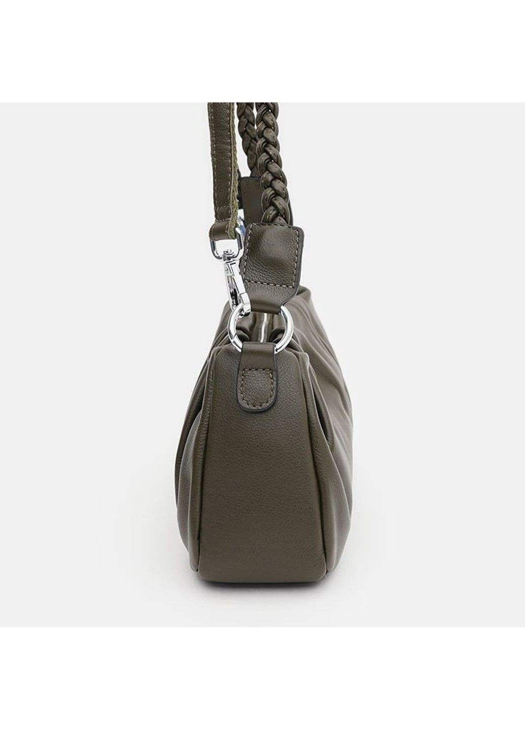 Жіноча шкіряна сумка K15001gr-green Borsa Leather (322959715)