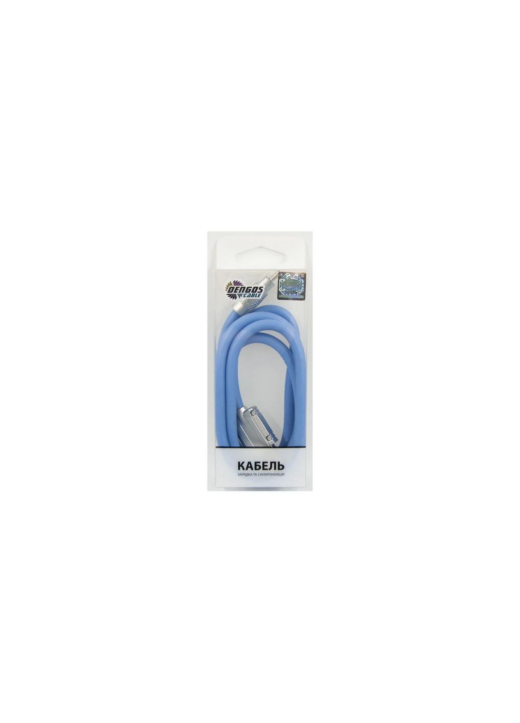 Дата кабель (PLS-TC-NS-BLUE) DENGOS USB 2.0 AM to Type-C 1.0m blue (268140874)
