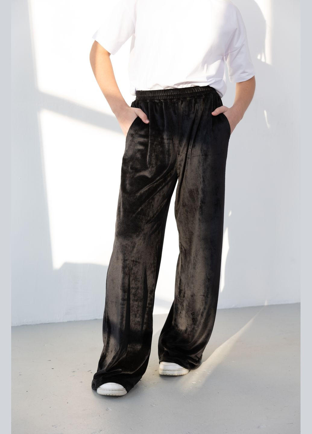 Черные демисезонные брюки Top Hat Kids