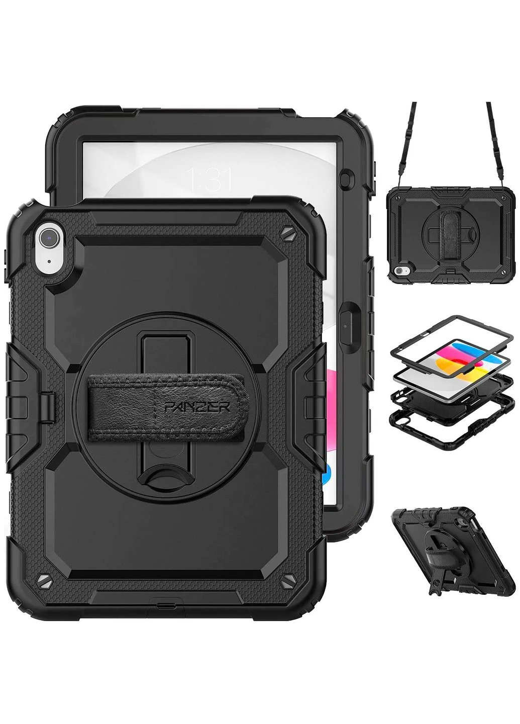 Чохол Panzer для Apple iPad 11 (2025) / iPad 10.9" (2022) Black (ARM82525) [133636] ArmorStandart (399445987)