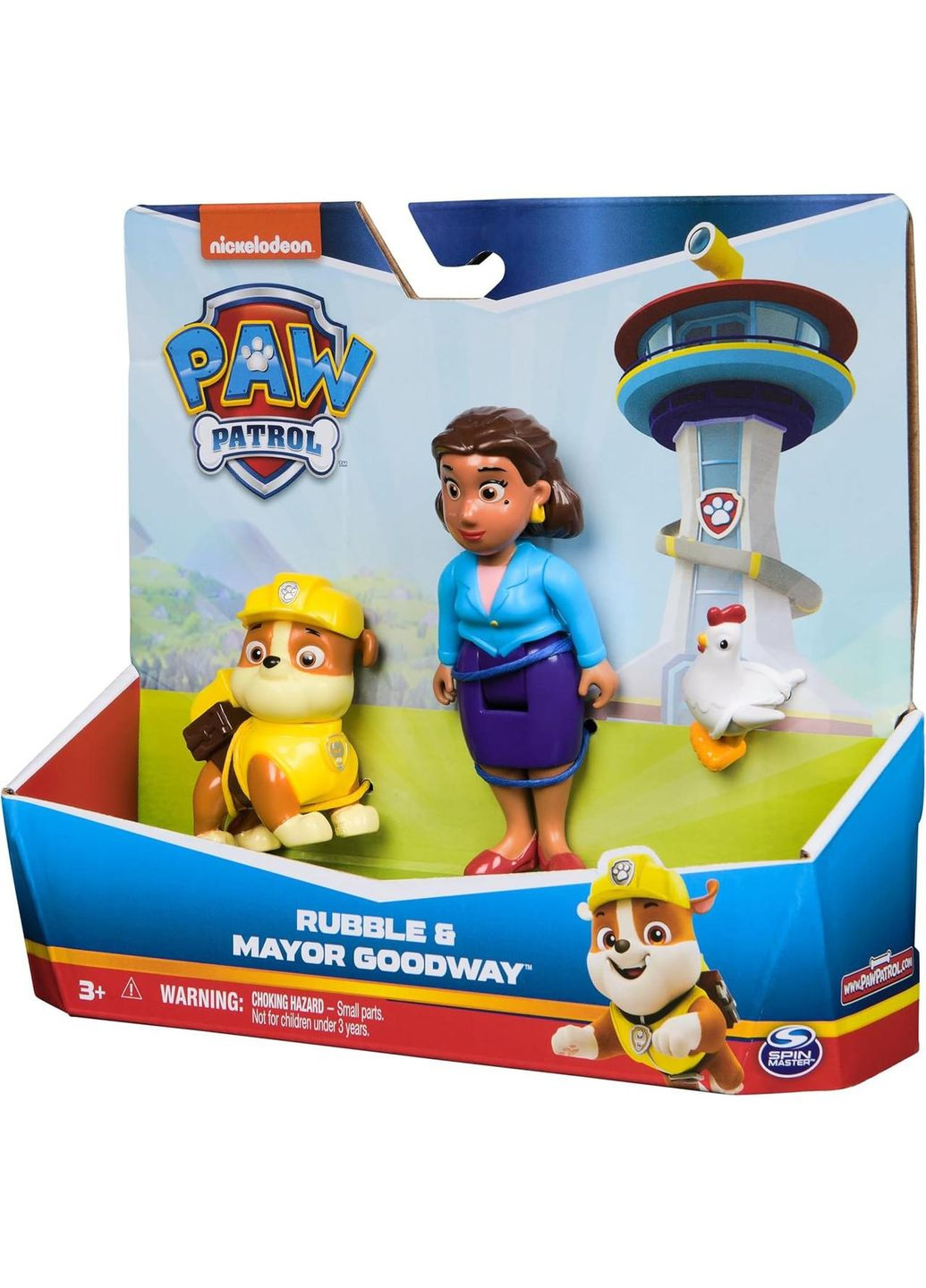 Щенячий патруль Набор игровых фигурок Кремез, Мэр Гудвэй и Цыпалетта Оригинал Paw Patrol Spin Master (365251695)