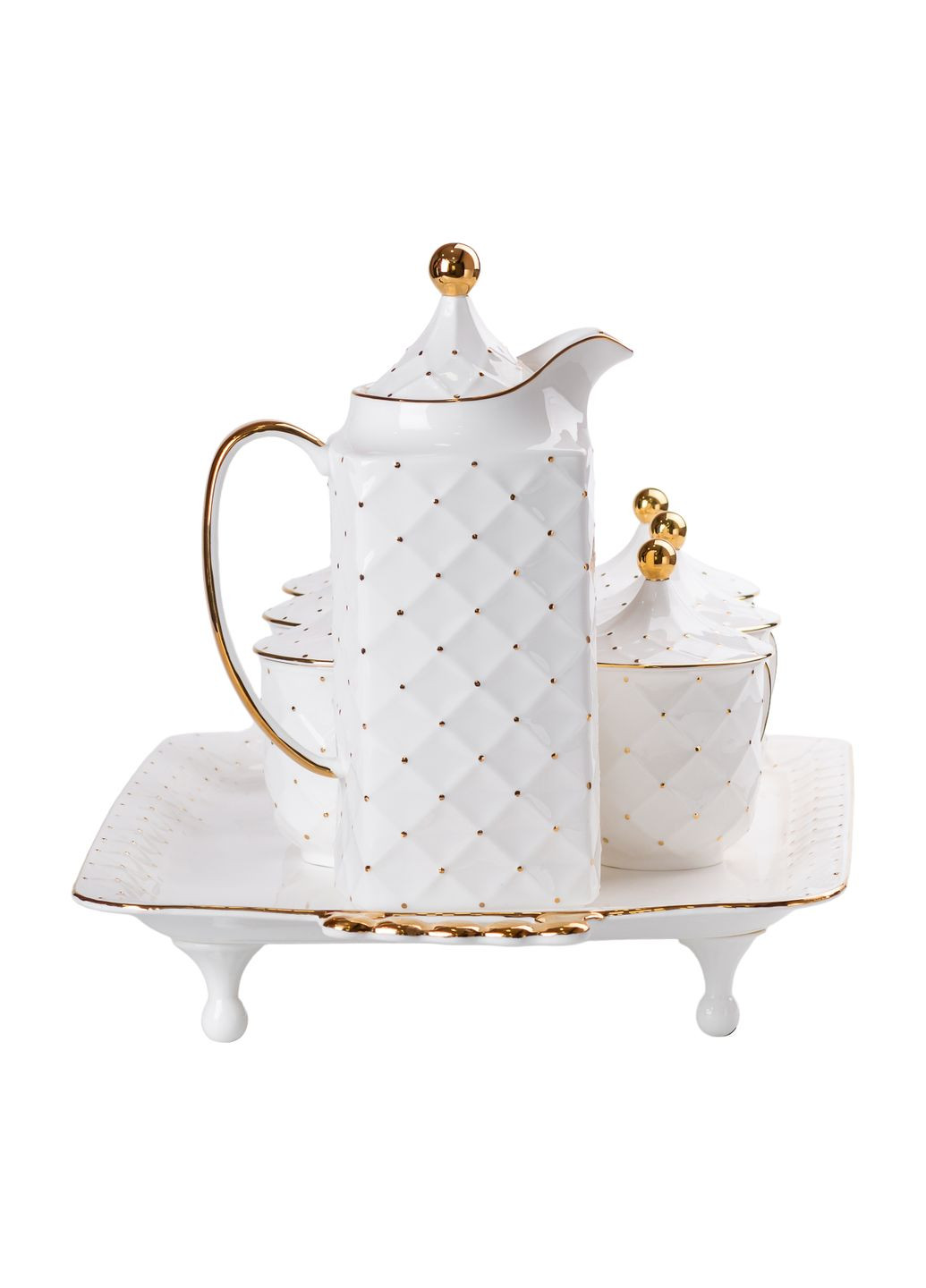 Чайний сервіз порцеляновий на 6 персон 8 предметів, Yiwu (328603041)