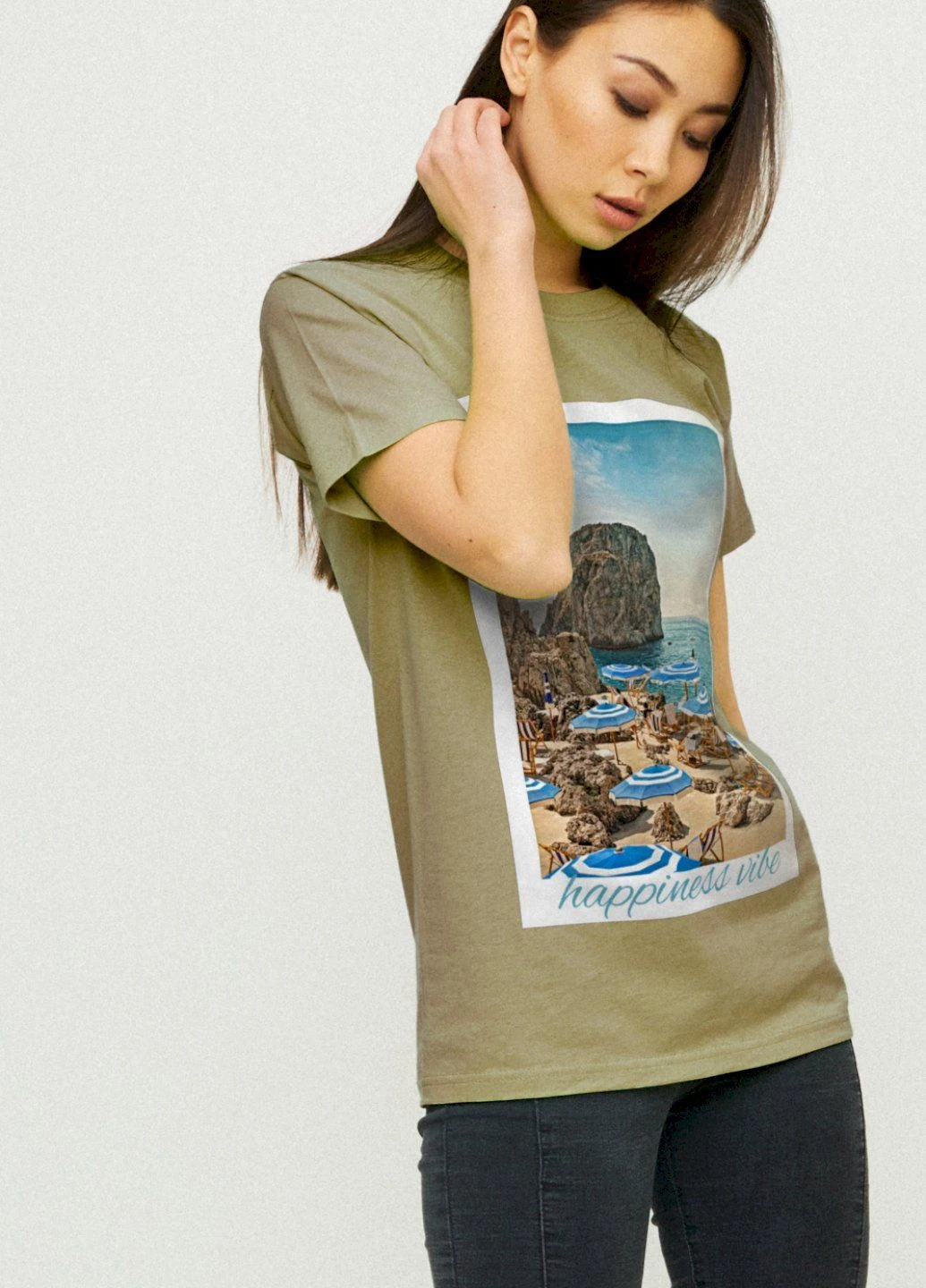 Футболка Boyfriend / air print / YAPPI - (237407734)