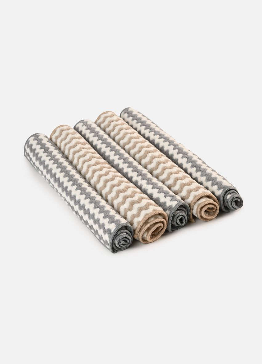 Ганчірки для прибирання MY HOME Різнобарвні 5 шт. (KP87 COLOR) MVM (301084648)