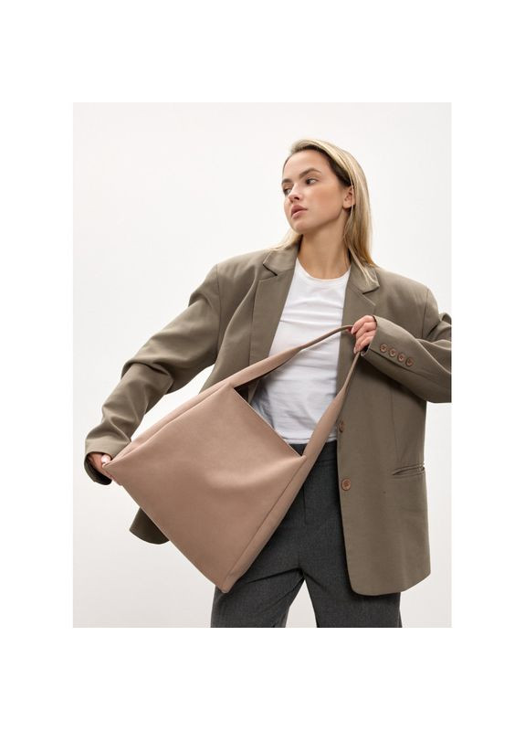 Жіноча сумка HOBO Velor бежева Sambag (368834860)