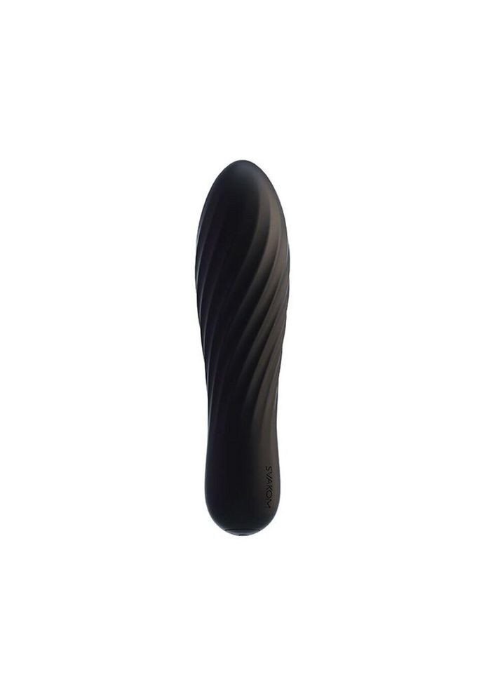 Потужний мінівібратор-помада Tulip Black для стимуляції клітора Svakom (371390394)