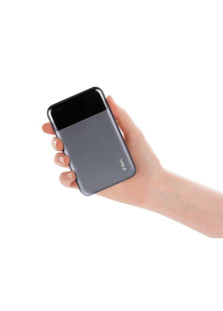 Універсальна мобільна батарея 20000mAh ReCharger Pro LCD PD 130W Space Gray (2BB218UG) TTEC (315435512)