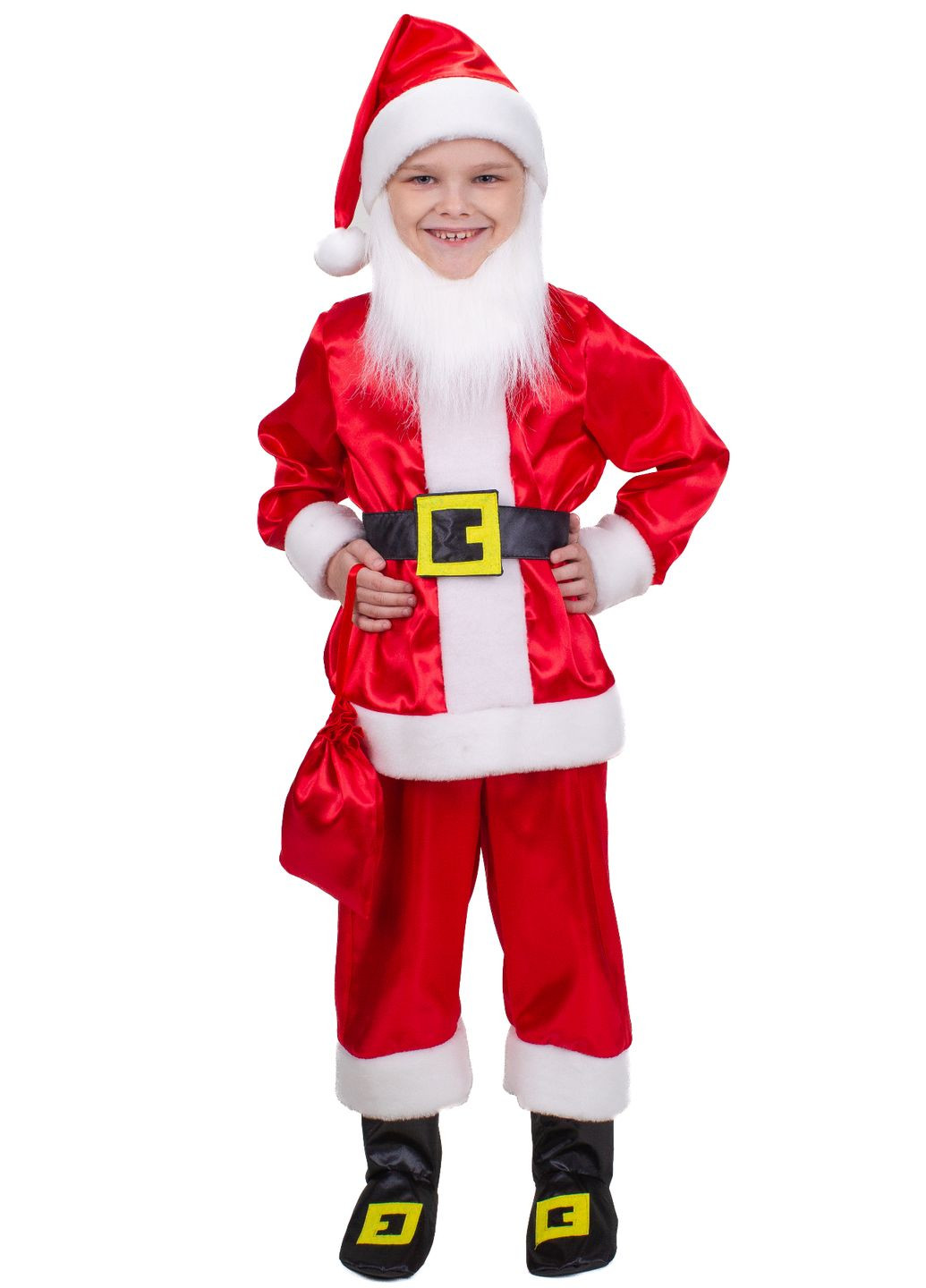 Карнавальний костюм Санта Клаус (атлас) No Brand (362538862)