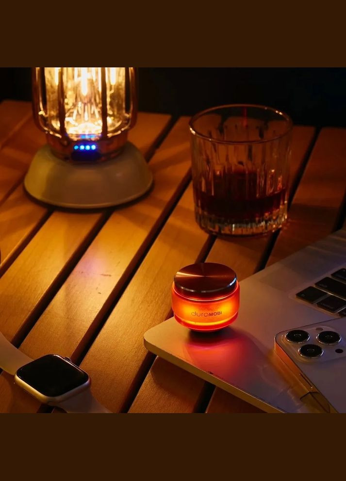 Портативная беспроводная виброколонка Dura Mobi RGB Humbird Pro (Silver) с присоской ORIGINAL (322197401)