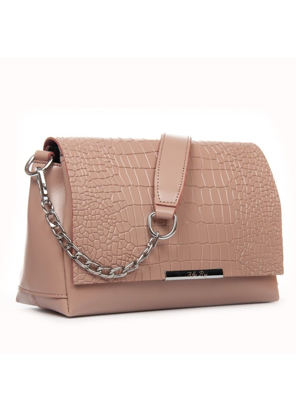 Жіноча шкіряна сумка класична 9717 pink Alex Rai (291682996)