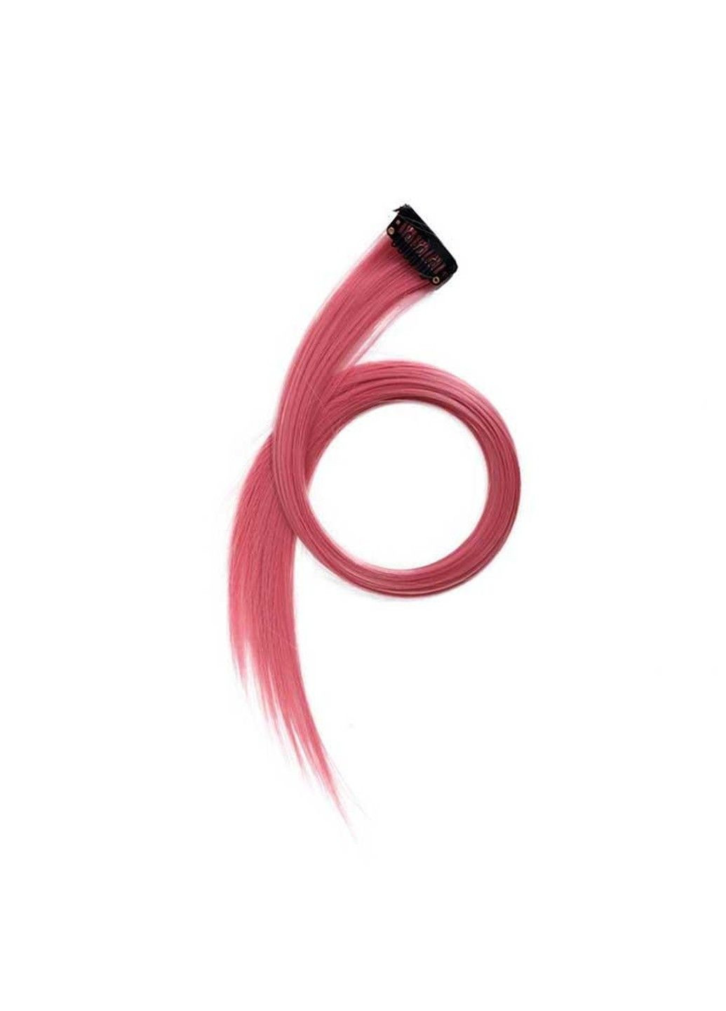 Пурпурная прядь волос на заколках 60 см - Накладные волосы No Brand (288538937)