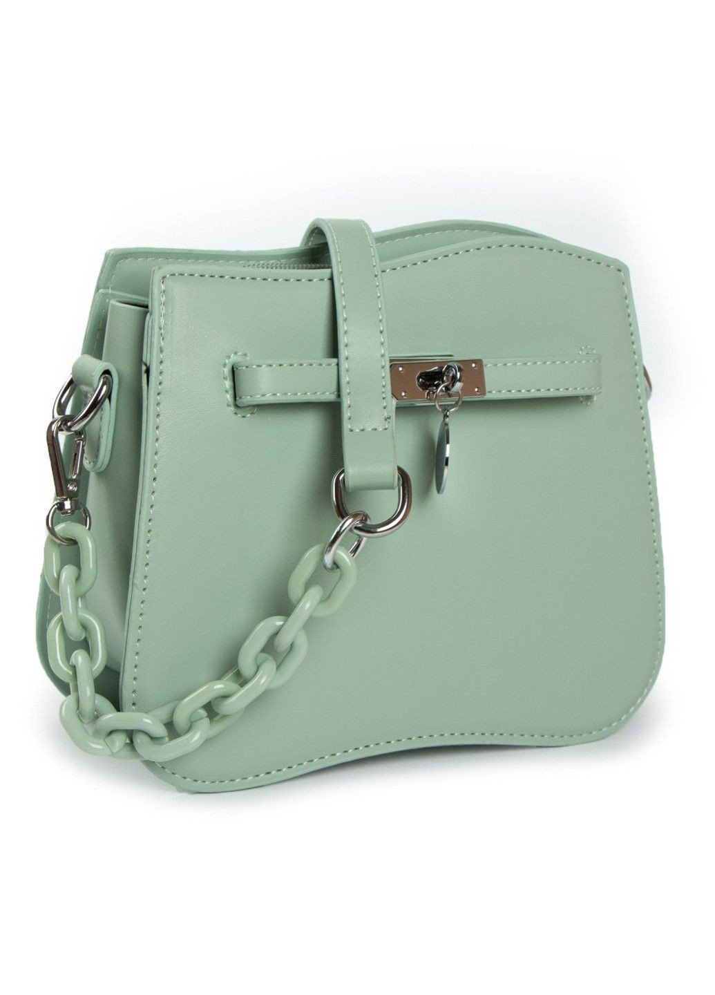 Жіноча сумочка зі шкірозамінника 22 F026 green Fashion (282820157)