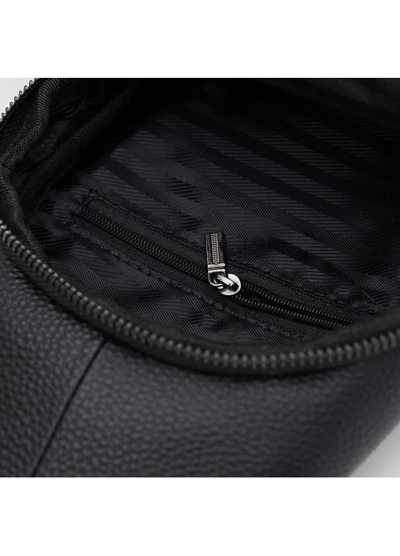 Мужской кожаный рюкзак через плечо K1616D-black Borsa Leather (366343723)