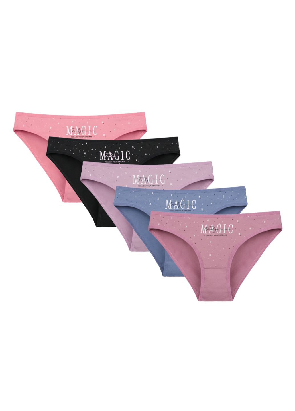 Набор (5 шт) женских трусов Donella 2171PB29 (366666741)