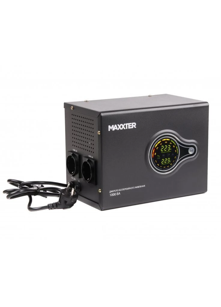 ИБП длительного действия MX-HI-PSW1000-01, (инвертор, чистая синусоида) 1000VA Maxxter (333824894)
