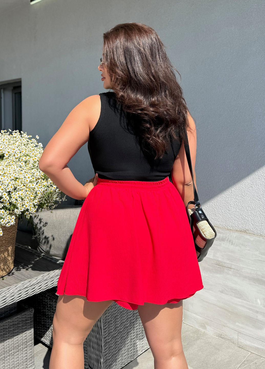 Спідниця-шорти літні з американського крепу No Brand (336026558)