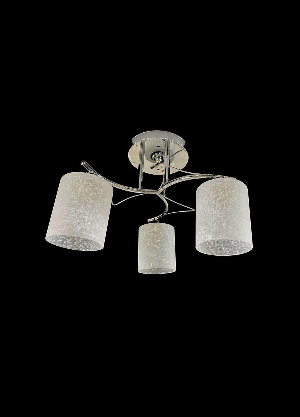 Стельова Люстра на 3 плафони 6921B/3 (Хром) Valeso (350667789)