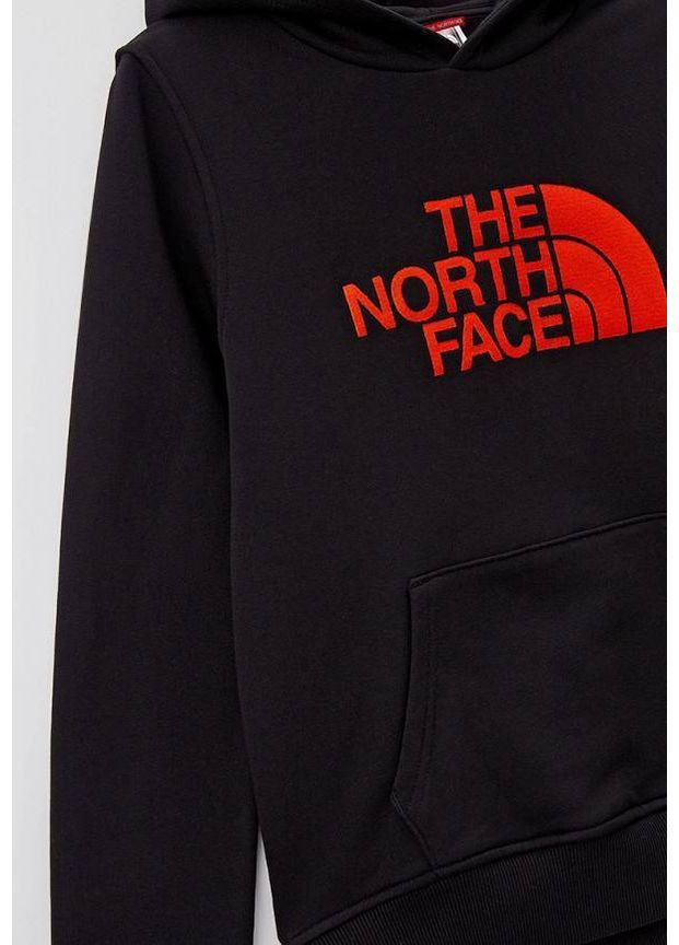 Толстовка - худі чорна, біла з переднім красивим принтом, в стилі the north face No Brand (364461614)