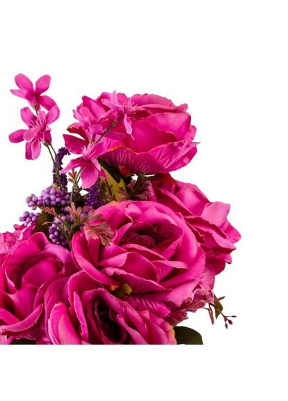 Букет Цветочный коктейль (7 бутонов роз, 4 гортензии) 51 см (9207-004) ELISEY (328924285)