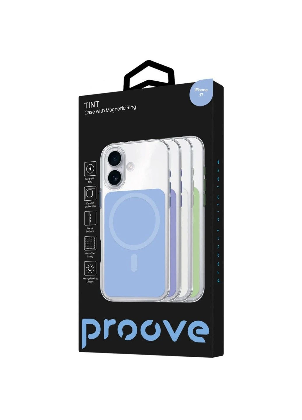Чохол Tint Case with Magnetic Ring iPhone 17 Lavander Proove (388097309)