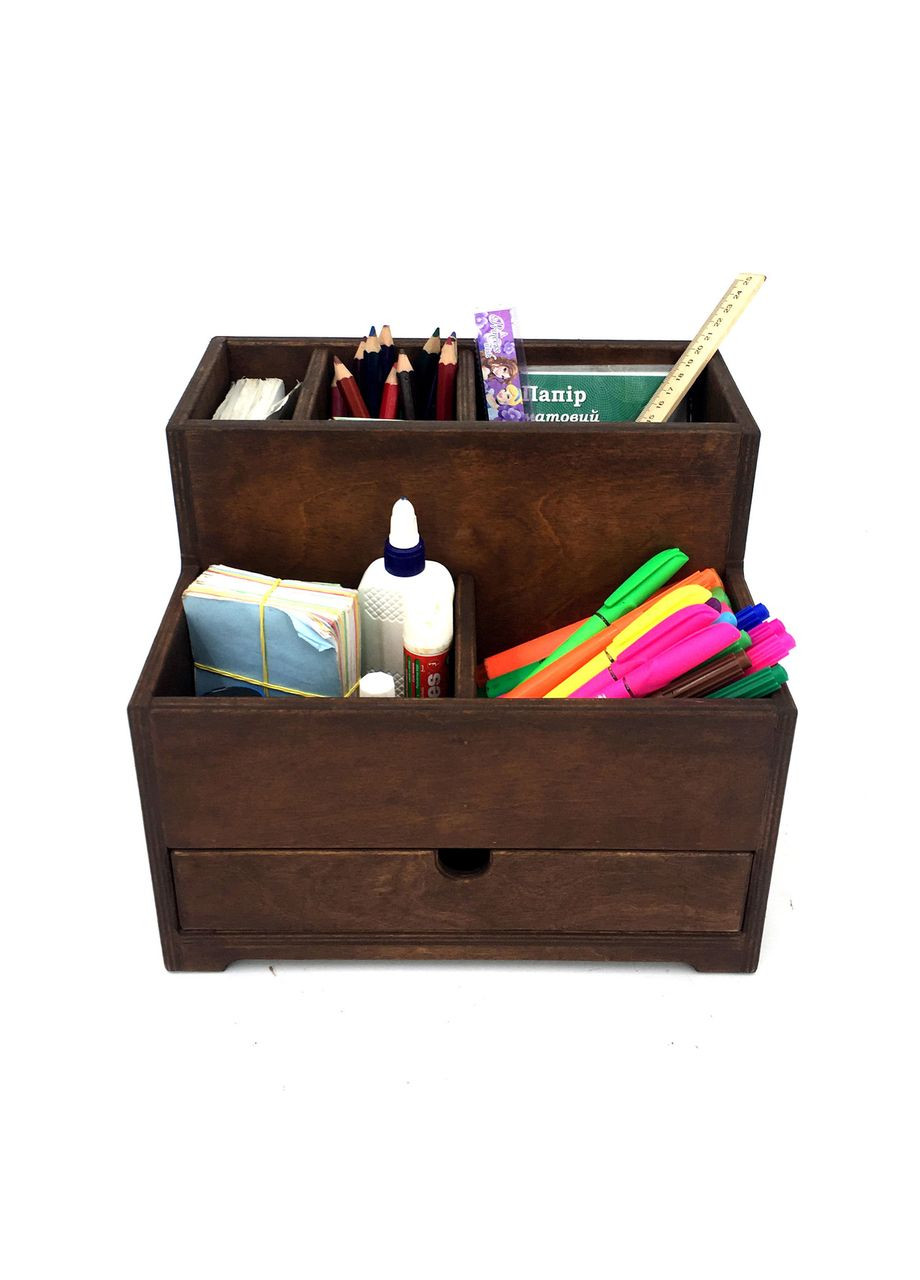 Настольный органайзер из дерева Моррис капучино (КНЦ-001209) No Brand (328230317)