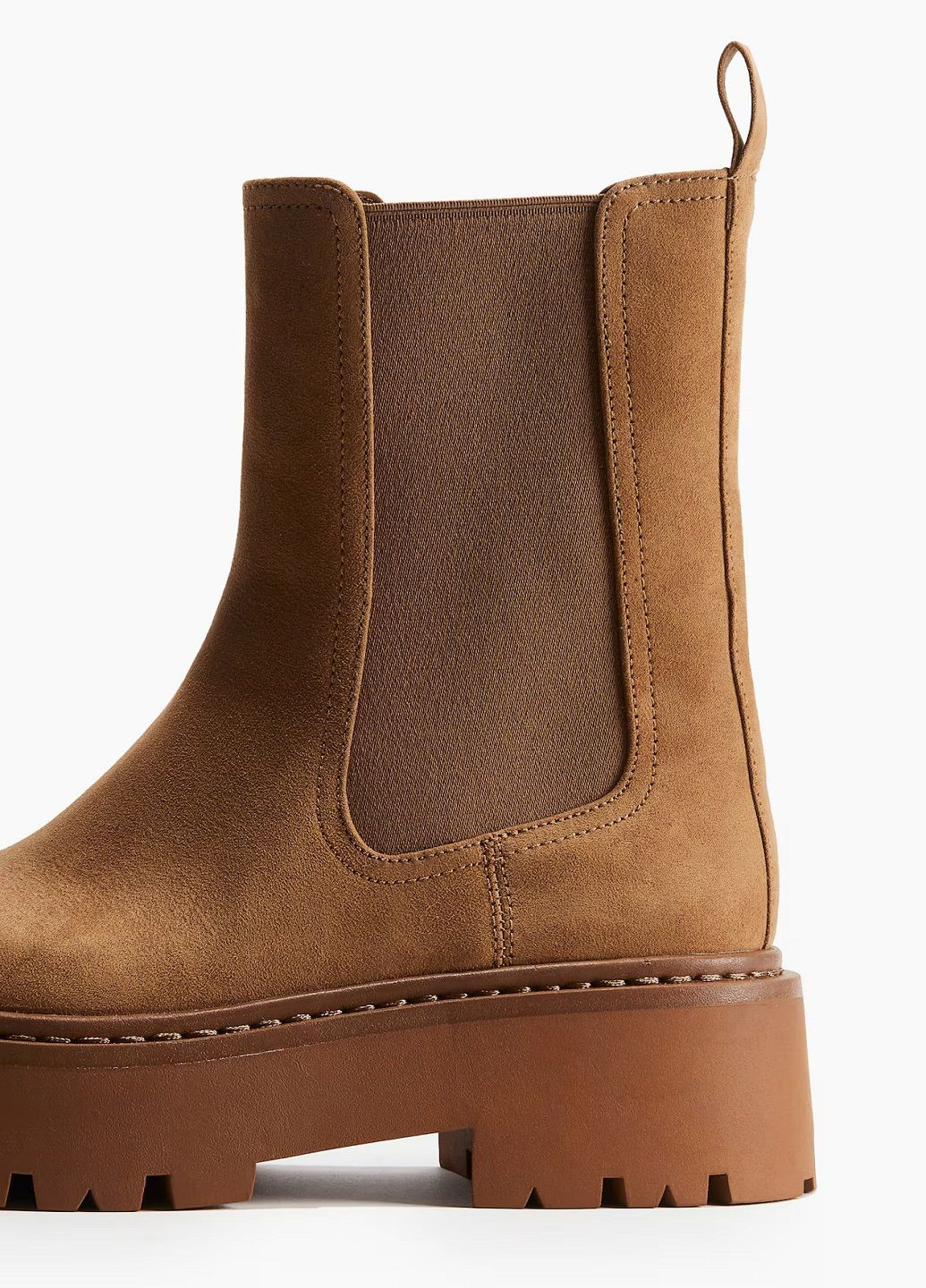 Осенние ботинки H&M из искусственной замши