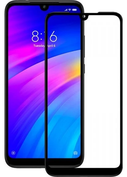 Защитное стекло для Xiaomi Redmi 7 Full Glue 5D Black (0.33 мм) Mocolo (389158722)