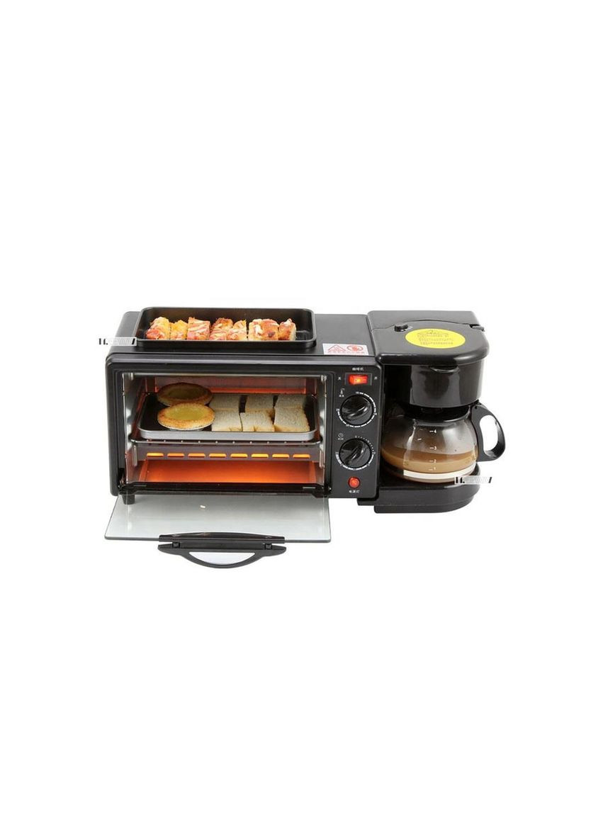 Настольная электрическая печь для кухни с кофеваркой и сковородкой 3в1 Sokany (278655031)