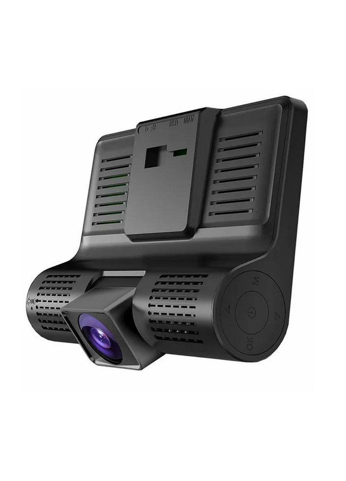 Автомобільний відеореєстратор 4", 3 камери, HD, SD319/z233D/Реєстратор із камерою заднього огляду full (370624070)