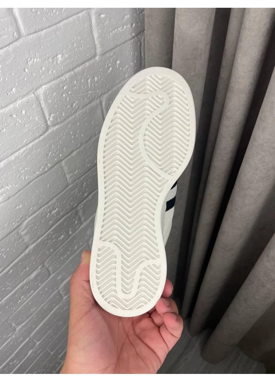 Білі кросівки чоловічі adidas campus x bbanny white black адідас кампус білі демісезон No Brand