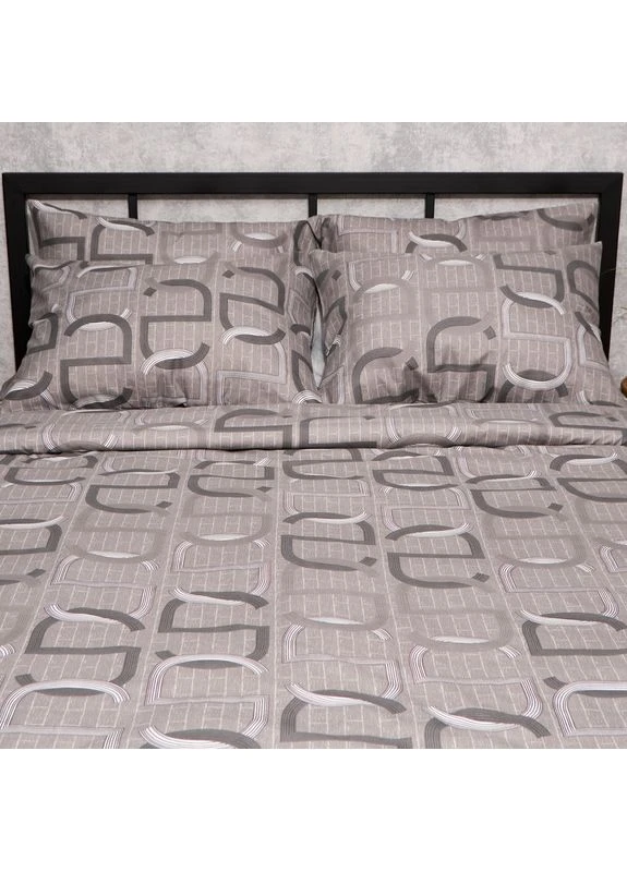 Комплект постельного белья Micro-satin Premium Полуторный 143х210 наволочки 2х40х60 (MS-820015800) Moon&Star Abstract Line (400238429)