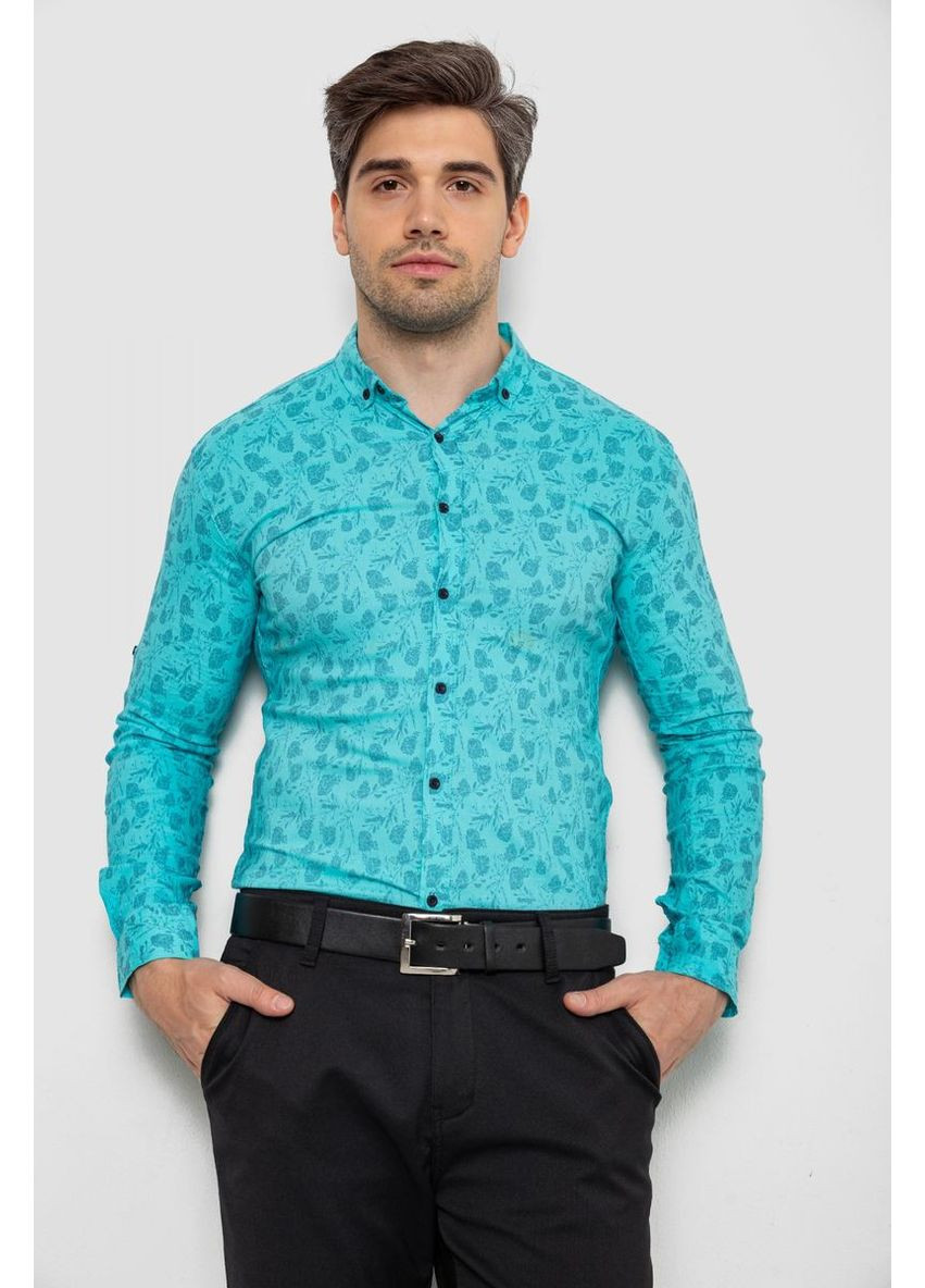 Бирюзовая рубашка Ager