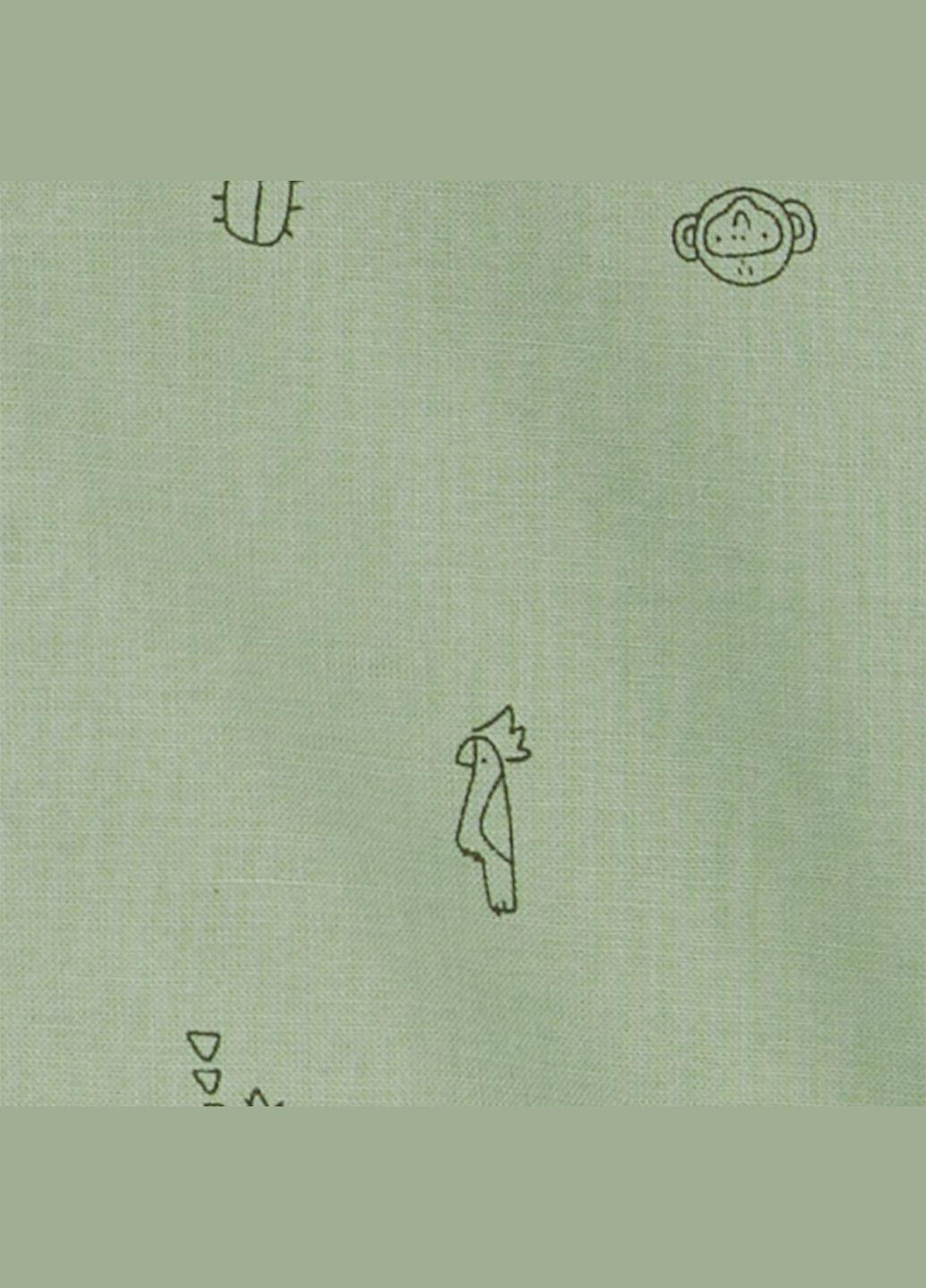 Зеленый летний комплект 3в1 рубашка шорты панама для мальчика 69-72 см (1q474010_) Carter's