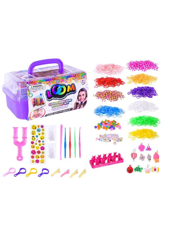 Набір бісеру для виготовлення креативних аксесуарів 16204(Violet) Bambi (353496350)