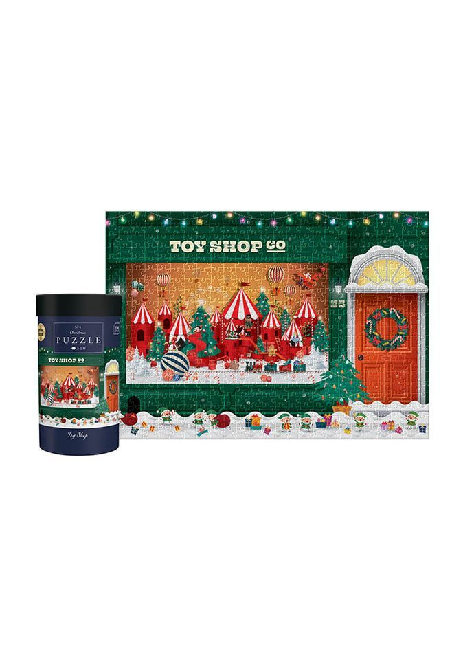 Пазли тришарові Christmas Toy Shop 500 шт. Interdruk (369154939)