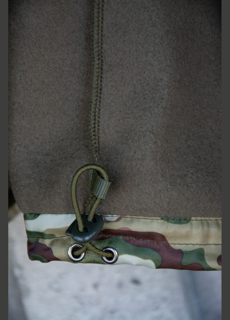 Флисовая кофта уставная по требованиям ВСУ турецкая ткань Polartec 320 г/м.кв. + мультикам (46-48) КІРАСА (334725718)