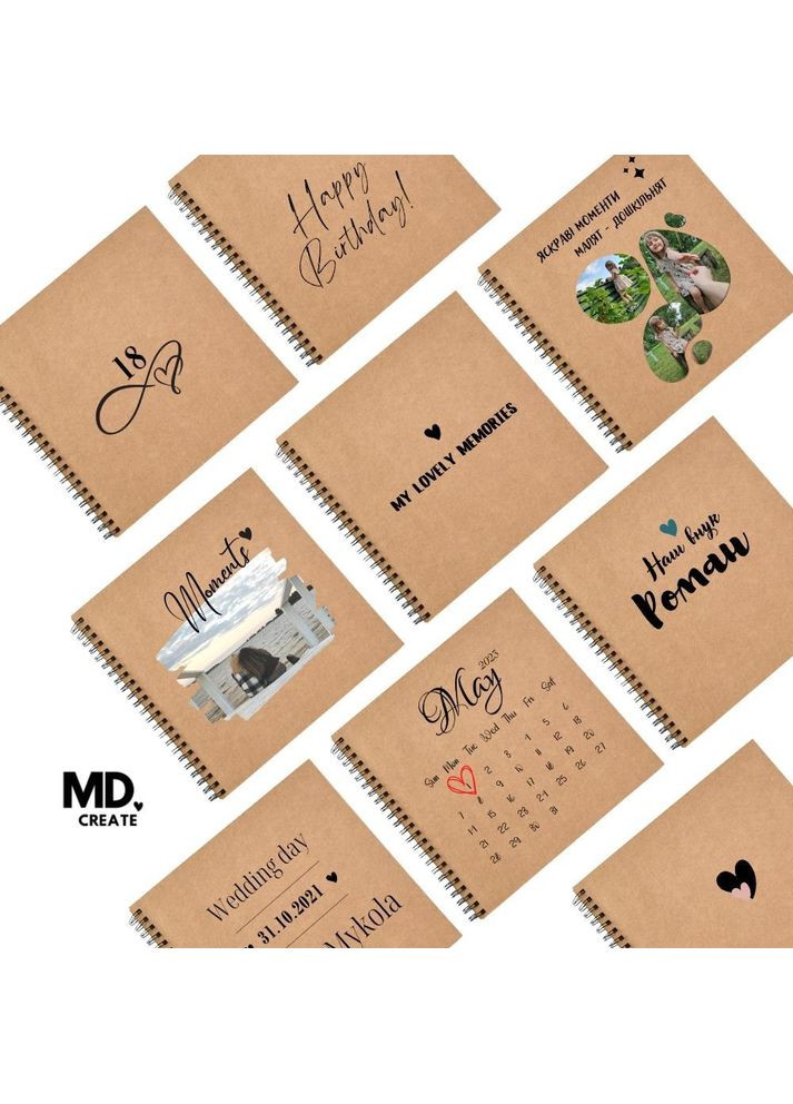 Альбом DIY + индивидуальная печать на обложке WOW DIY (304419115)