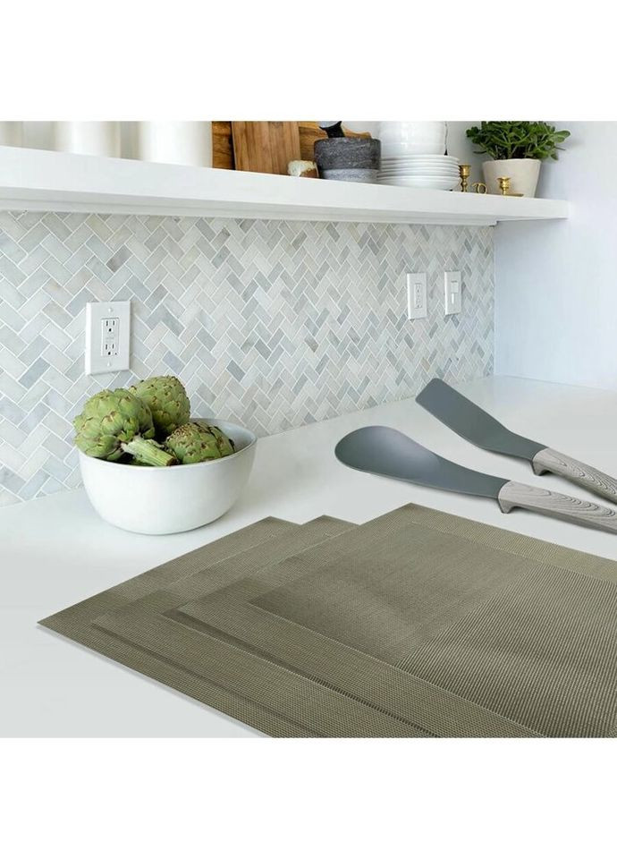 Салфетка сервировочная MR-1915 45х30 см коричневая Maestro (327608523)