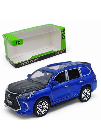Машинка металлическая "Lexus LX 570" из серии "", инерционная, дверь (синяя) АВТОПРОМ (362663664)