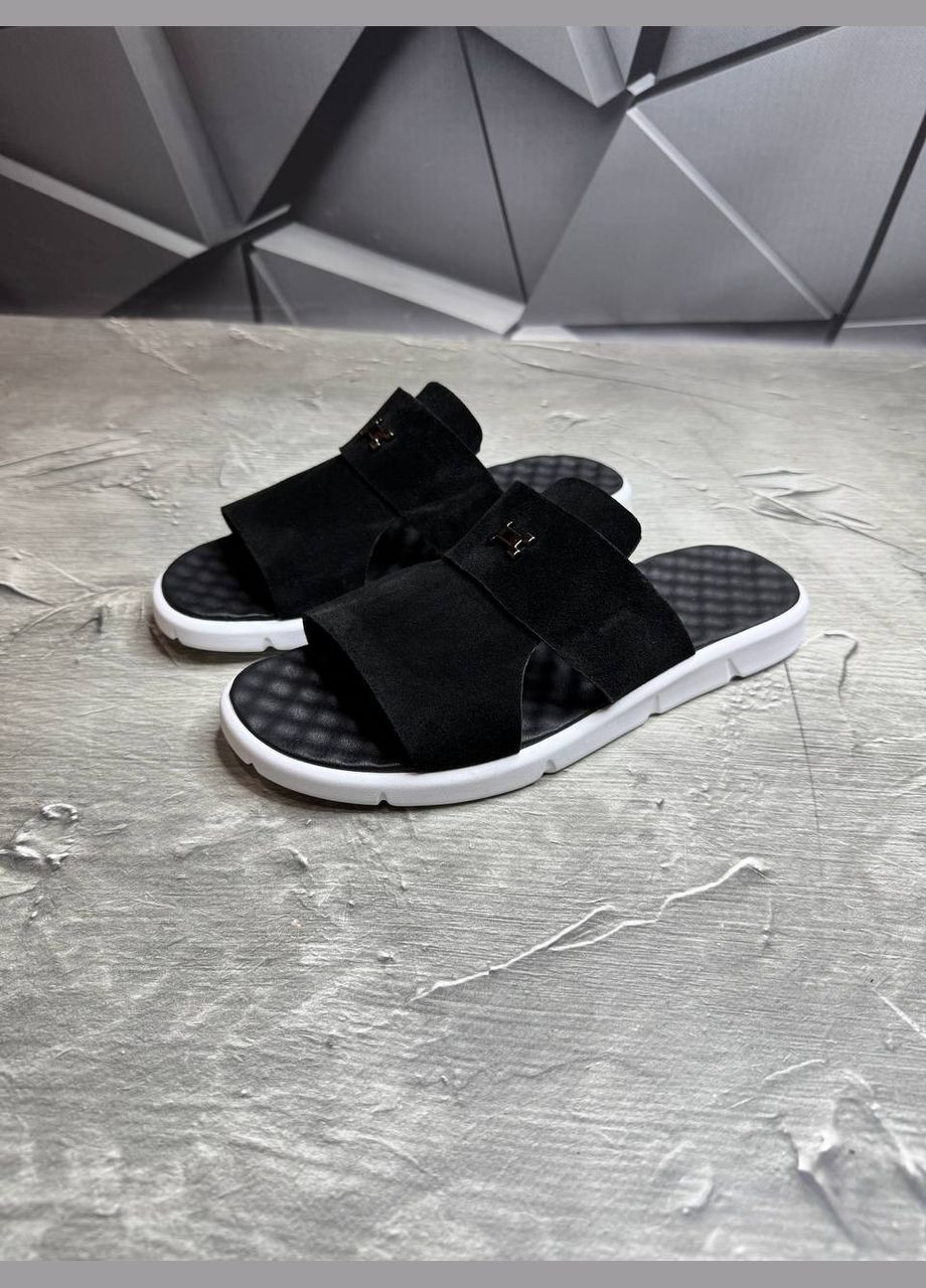 Шльопанці з натуральної замші No Brand (341083883)