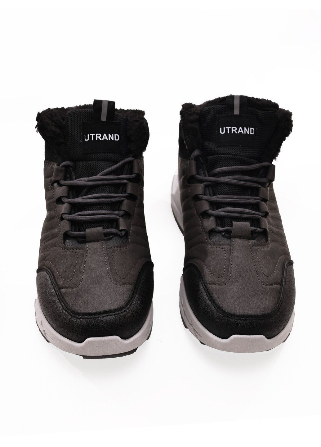 Темно-серые зимние кроссовки мужские UTRAND
